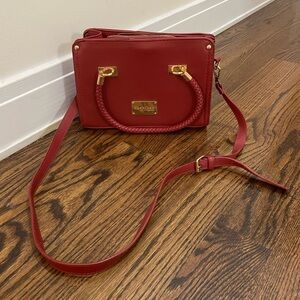 Red Bebe Purse- EUC!